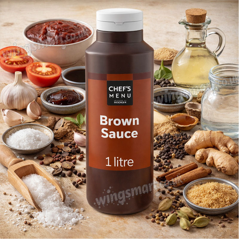 Brown Sauce Chef’s Menu 1L – Rich Tangy Sauce with Unique Spice Blend