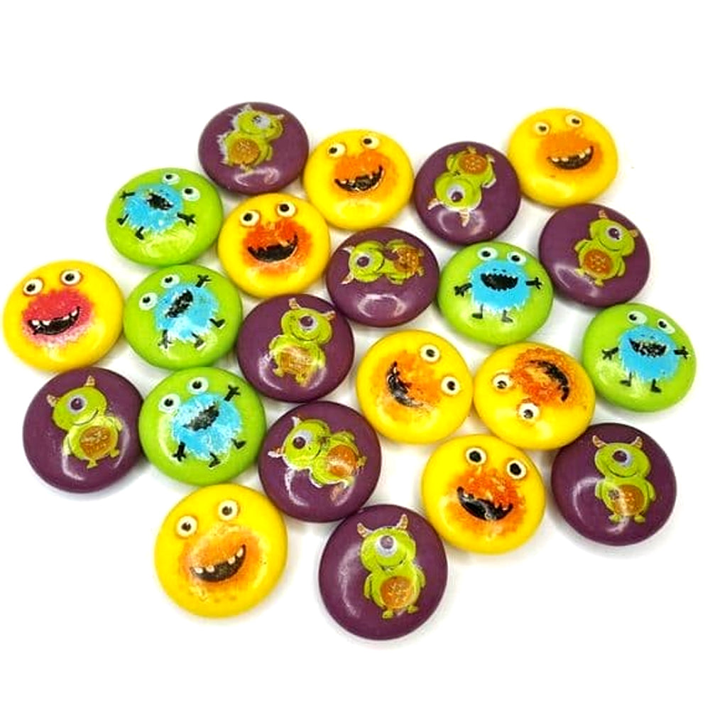 Halloween Monster Tutti Frutti Flavoured Bubblegum Buttons 1kg