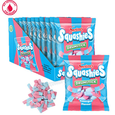 Swizzels Drumstick Squashies Mixed Flavours 120g Assorted Packs (box of 12 packs)