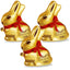 Lindt Gold Bunny Easter Milk Chocolate 100g (Pack of 3)