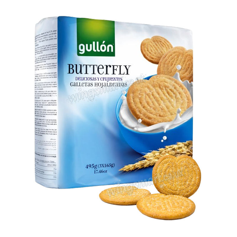 Gullon Butterfly Biscuits 495g Butterfly Biscuits 10 Pack