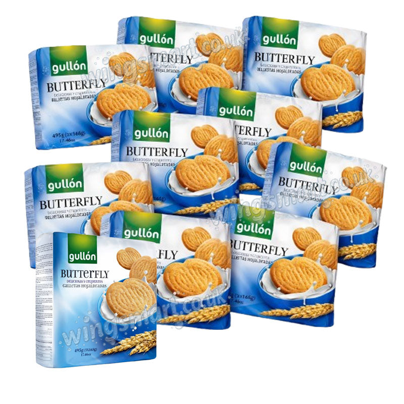 Gullon Butterfly Biscuits 495g Butterfly Biscuits 10 Pack