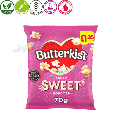 Butterkist Sweet Popcorn 70g (pack of 15)