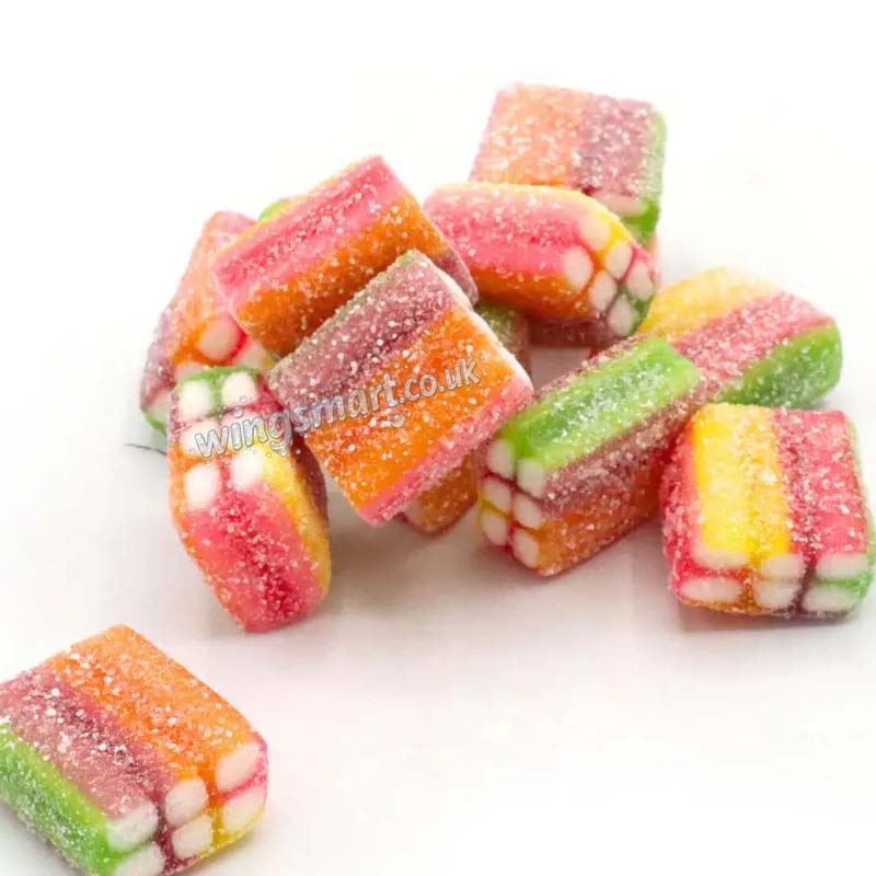 Haribo Rainbow Pixel Fizz Candy 3kg Full Bag