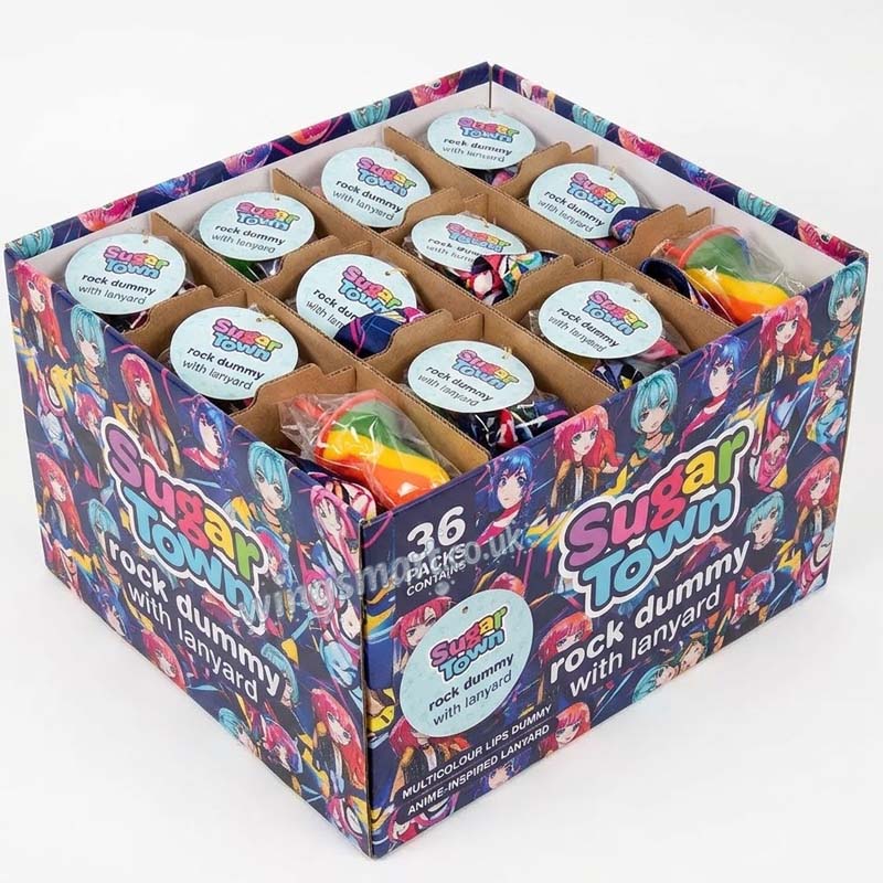 Sugartown Rock Dummy with K-Pop Lanyard 80g (18 or 36 Packs)