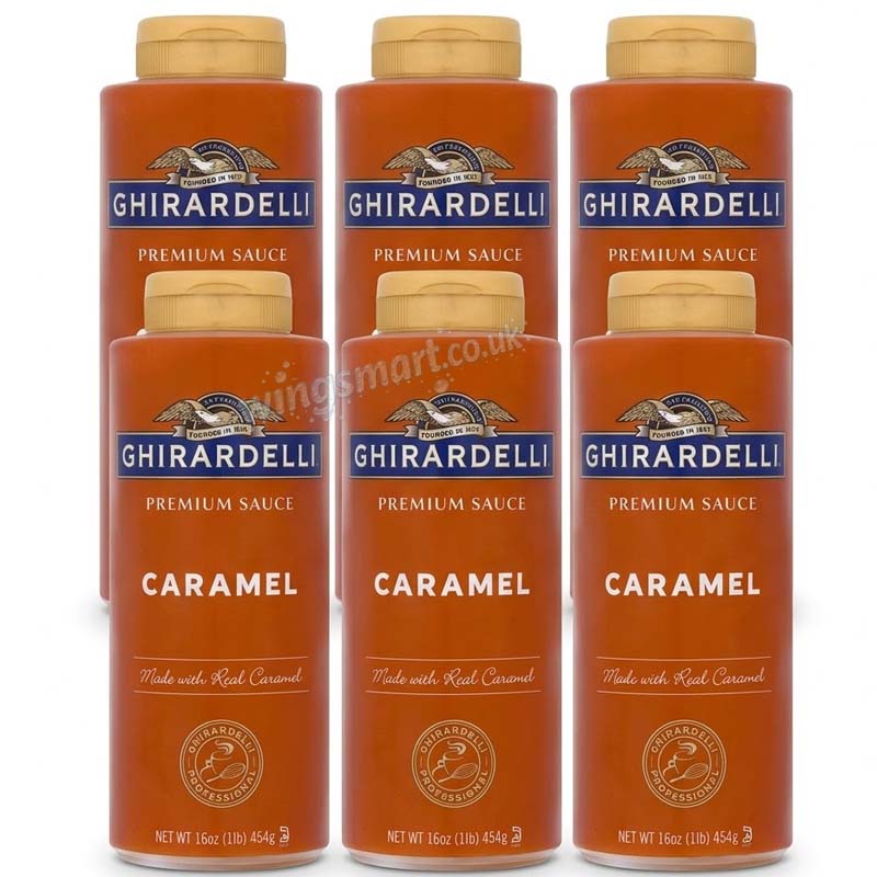 Ghirardelli Premium Sauce Caramel 454g (06 0r 12 Bottles)