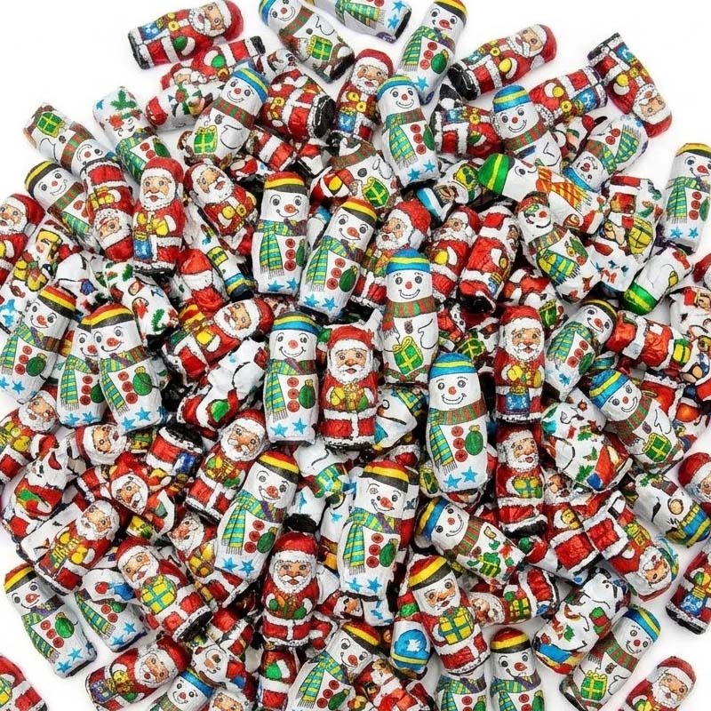Solid Milk Chocolate Santas & Snowmen (1kg - 5kg) Christmas Treats