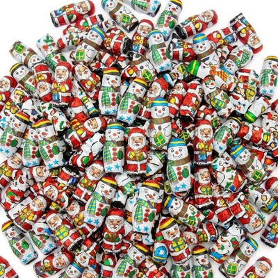Solid Milk Chocolate Santas & Snowmen (1kg - 5kg) Christmas Treats