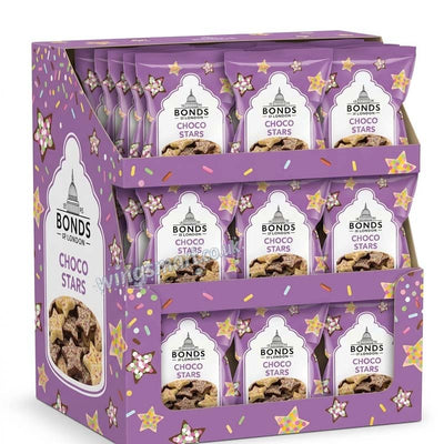 Bonds Choco Stars Bag 110g  (Pack of 12)
