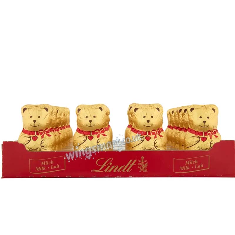 Lindt Teddy Christmas Milk Chocolate 40g (06,12 & 24 Teddies)