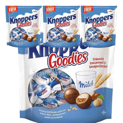 Knoppers Goodies 180g (7 or 14 Packs) – Chocolate Hazelnut Wafer Snacks