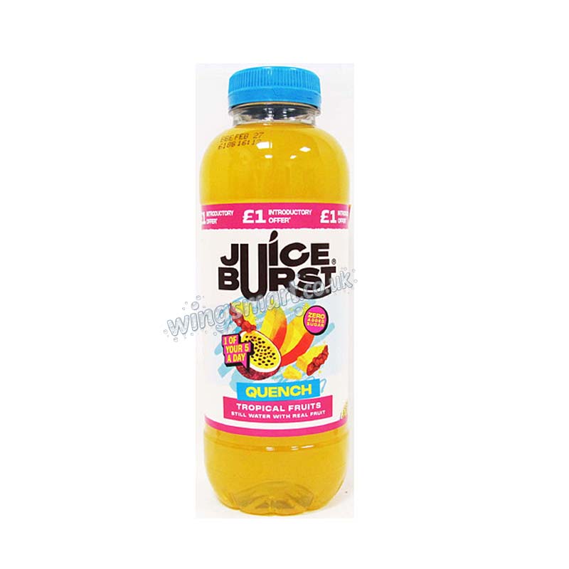 Juice Burst Quench Tropical Fruits 500ml PMP Pack of 12 Full case