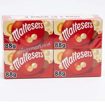 Maltesers White Chocolate Gift Box 88g (Pack of 4)
