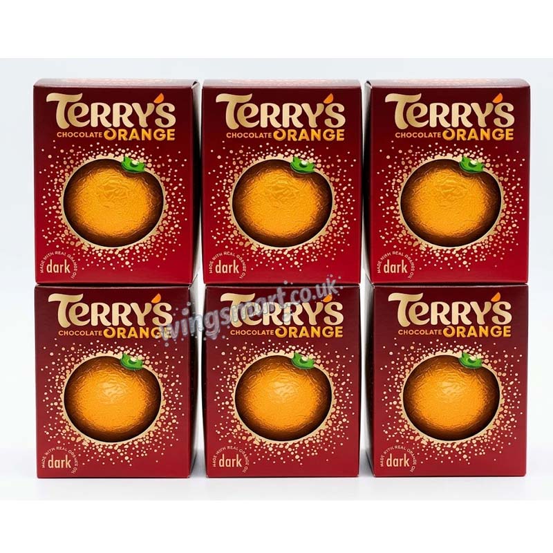 Terry's Chocolate Orange Dark Ball 145g (Pack of 6)
