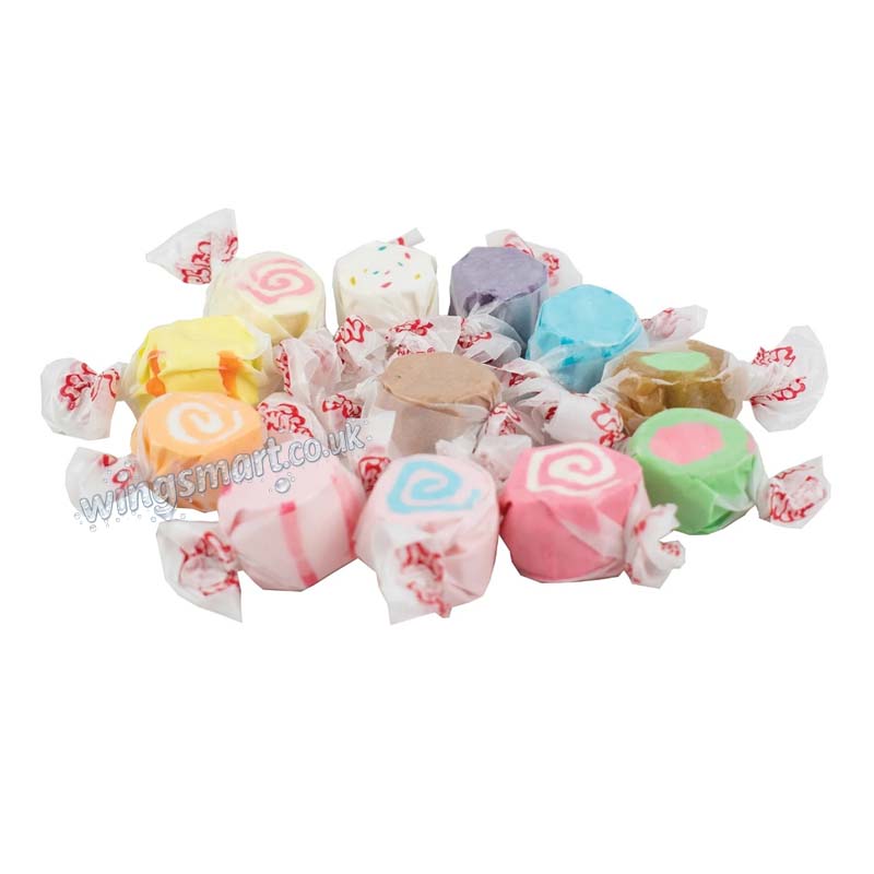 Taffy Town Assorted 12 Flavoured Taffy (0.5kg or 1kg) With Gift Tub