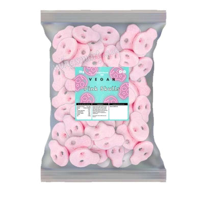 Candycrave Vegan Fizzy Pink Skulls 1kg - 5kg