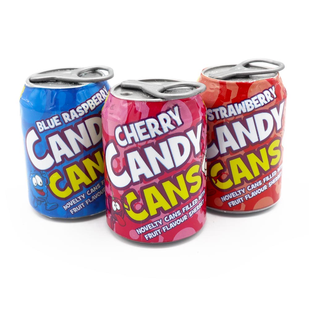 Crazy Candy Factory Candy Cans 13g – 36 x Novelty Sherbet Cans
