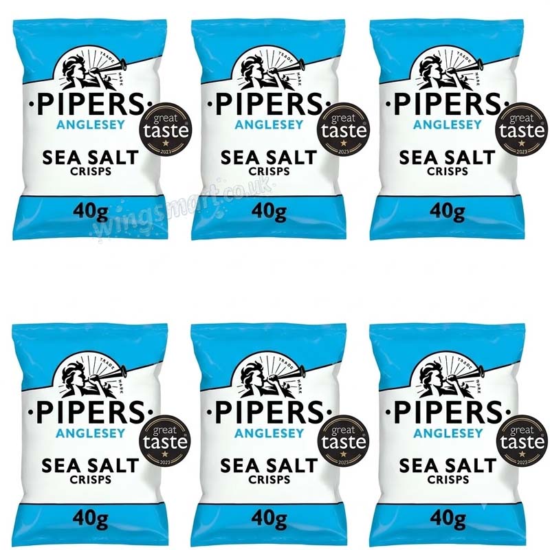 Pipers Crips 40g Variety of Flavours (Choose your favourite)