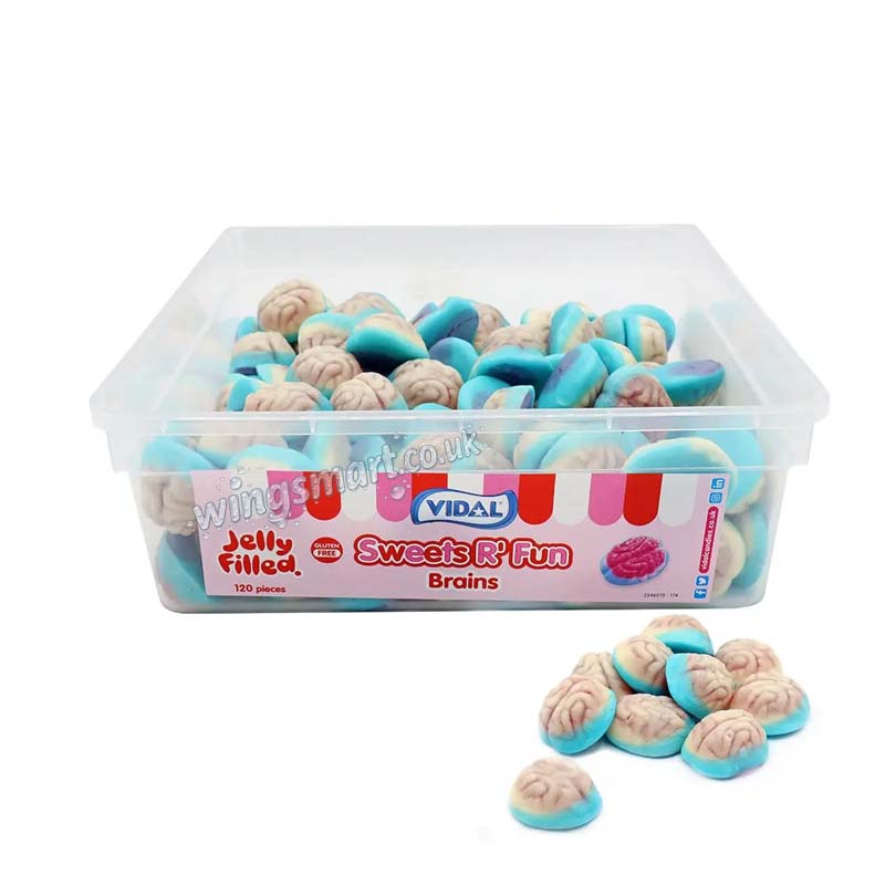 Vidal Jelly Filled Brains 5p Tub 780g