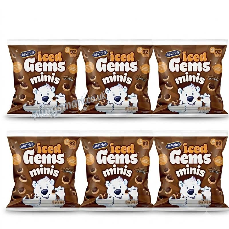 McVitie's Iced Biscuits Multipack 6 or 12 Packs – Sweet Iced Topped Biscuit Treats