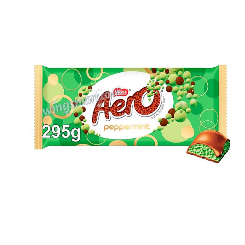 Aero Peppermint Milk Chocolate Giant Gifting Bar 295g (06 or 12 Packs)