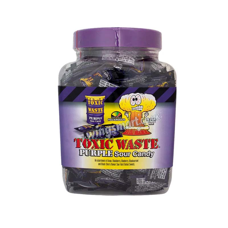 Toxic Waste Sour candy Jar 1kg (Variety of flavours)