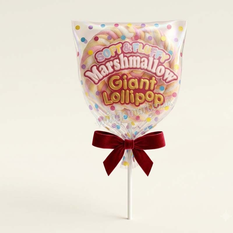 PMS Marshmallow Lollies Sweet Treats 12 Lollies Fullbox