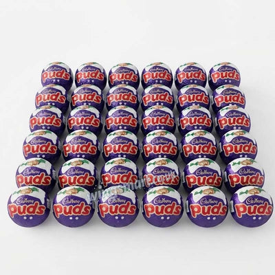 Cadbury Dairy Milk Chocolate Puds Single Egg 35g (24 or 48 Packs)