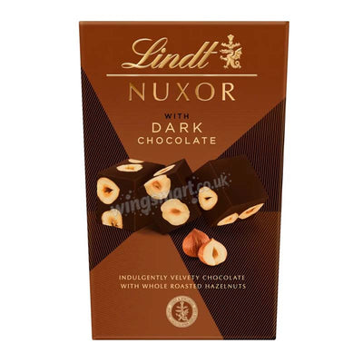 Lindt Nuxor Dark Chocolate and Roasted Hazelnuts Box 150g