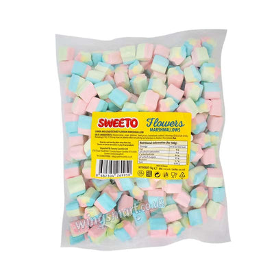 Sweeto Flowers Marshmallows Bag 1kg