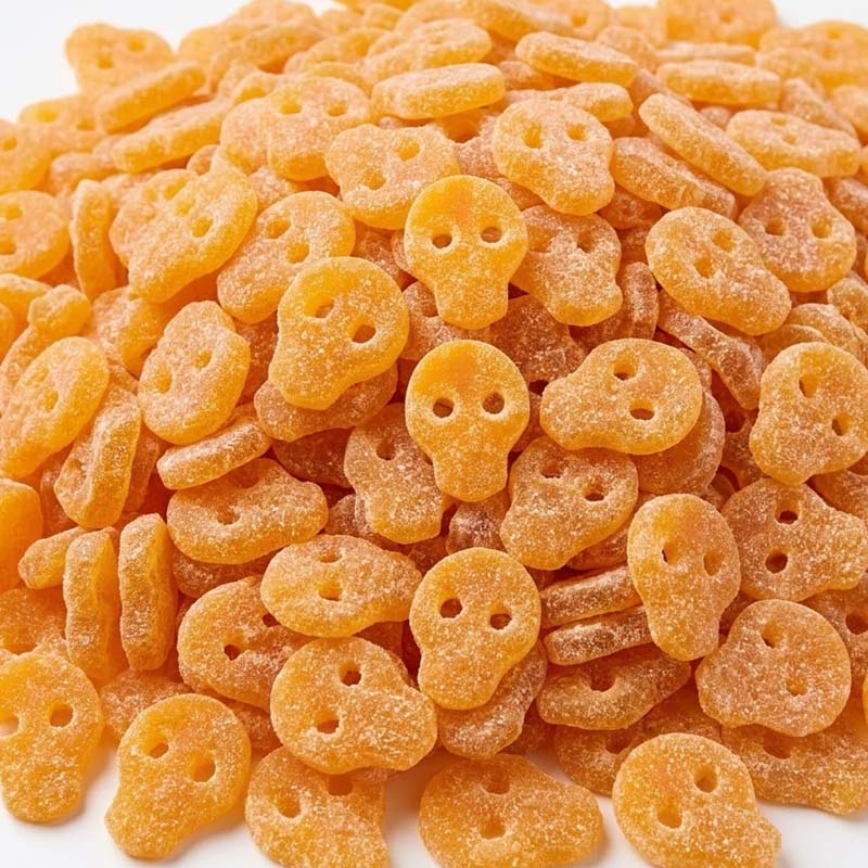 Candycrave Vegan Fizzy Mango Skulls 1Kg - 5Kg