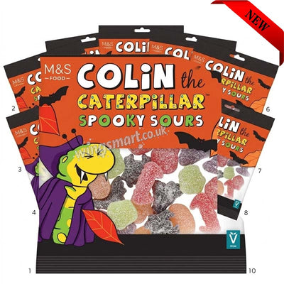 Colin The Caterpillar Sourtastic 170g (Pack of 10)