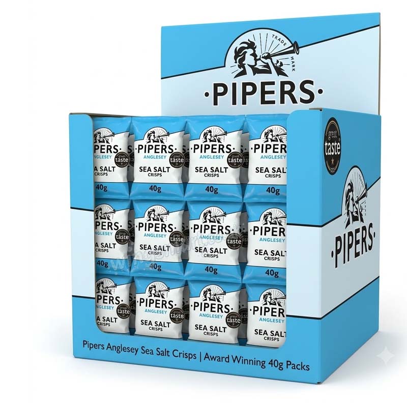 Pipers Crips 40g Variety of Flavours (Choose your favourite)