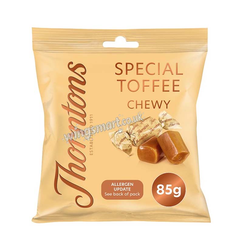 Thorntons Chewy Special Toffee 85g (Pack of 9)