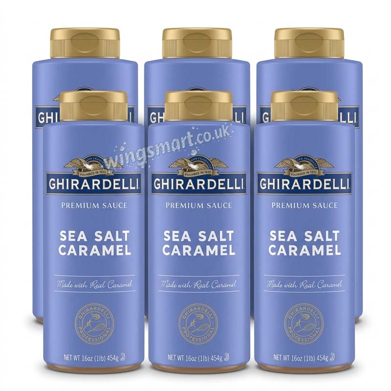 Ghirardelli Premium Sauce Sea Salt Caramel 454g(06 or 12 Bottles)