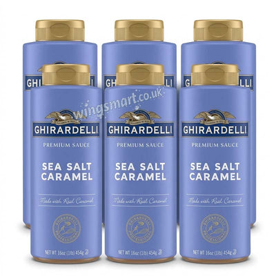Ghirardelli Premium Sauce Sea Salt Caramel 454g(06 or 12 Bottles)