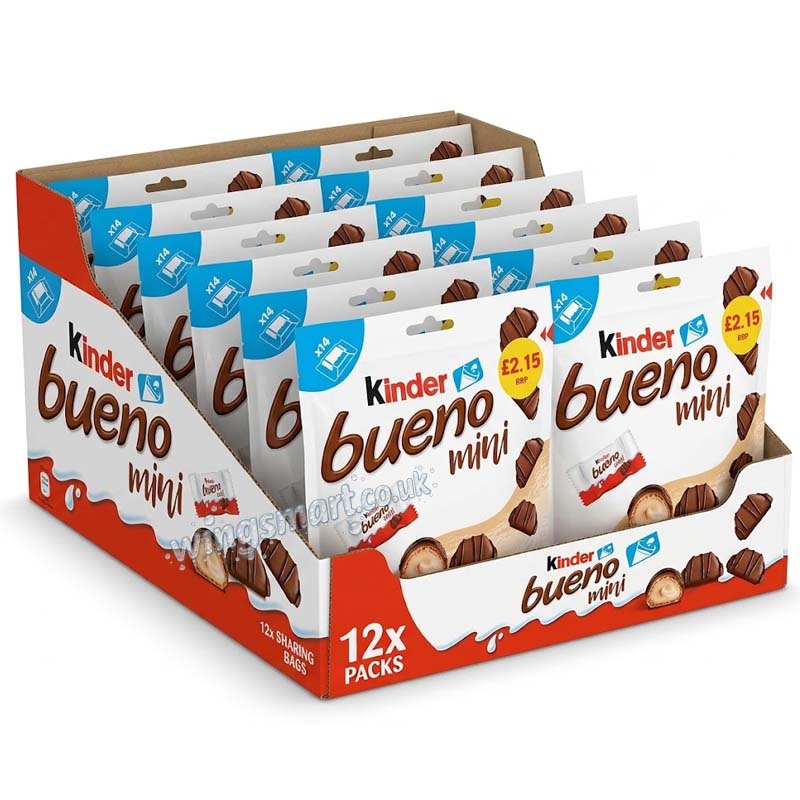 Kinder 14 Mini Bueno Bag 75.6g PMP (06 or 12 Packs)