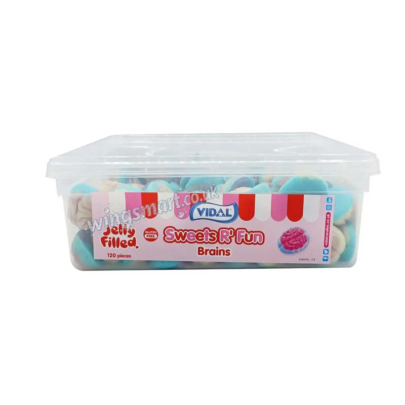 Vidal Jelly Filled Brains 5p Tub 780g