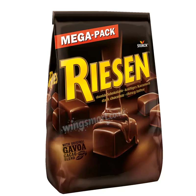 Riesen Dark Chocolate Toffee 900g Chocolate Caramel Sweets
