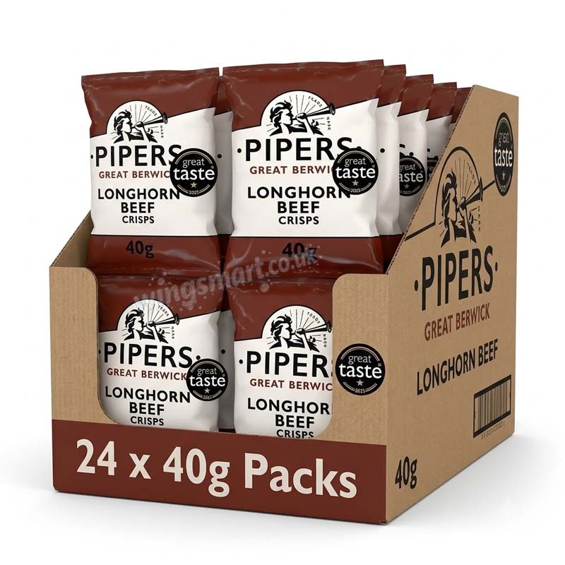 Pipers Crips 40g Variety of Flavours (Choose your favourite)