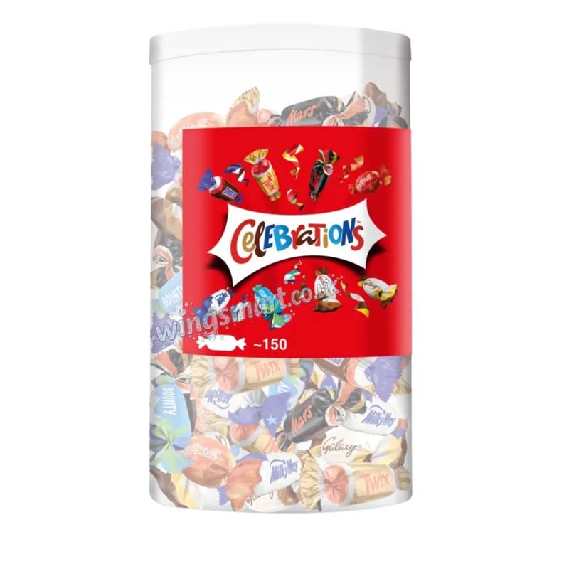 Celebrations Milk Chocolates & Biscuit Bars Tube 1.435kg