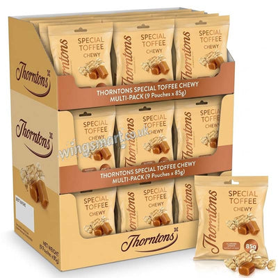 Thorntons Chewy Special Toffee 85g (Pack of 9)