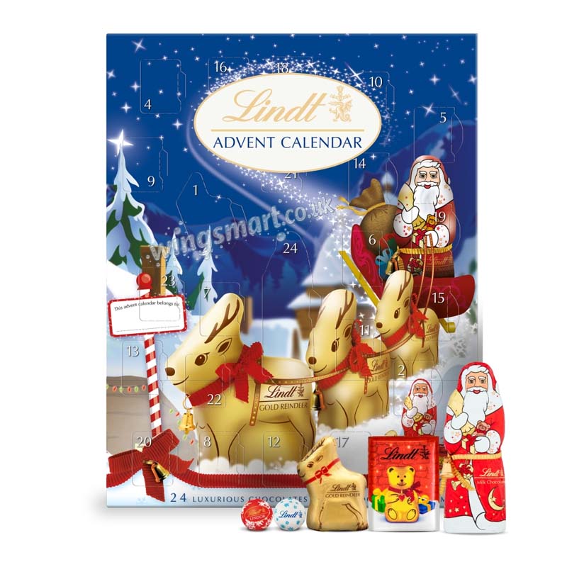 Lindt Christmas Chocolate Advent Calendar 160g Christmas Gift