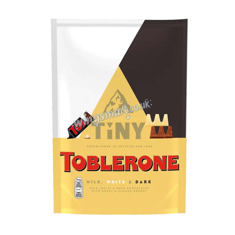 Toblerone Tinies Honey & Almond Nougat Milk Chocolate Pouch 250g
