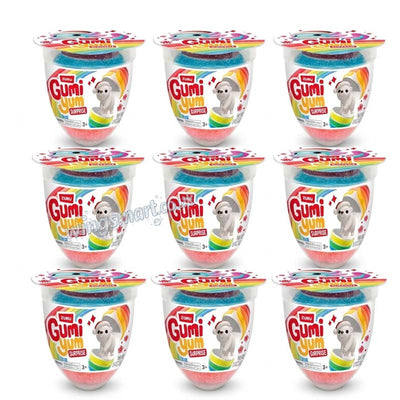 Gumi Yum Surprise Christmas 26g Gummy & Toy By Zuru (09 or 18 Packs)