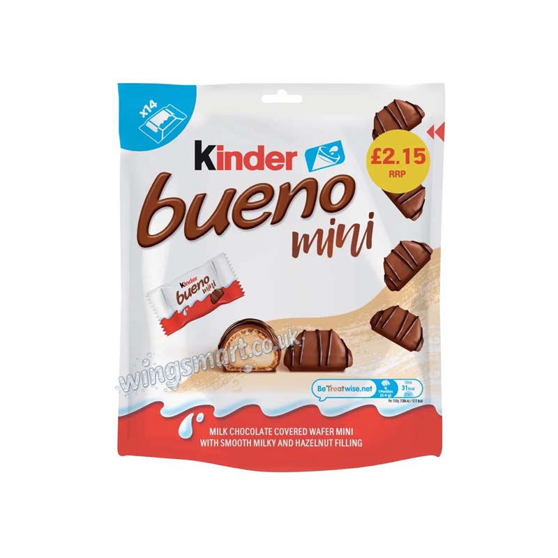 Kinder 14 Mini Bueno Bag 75.6g PMP (06 or 12 Packs)