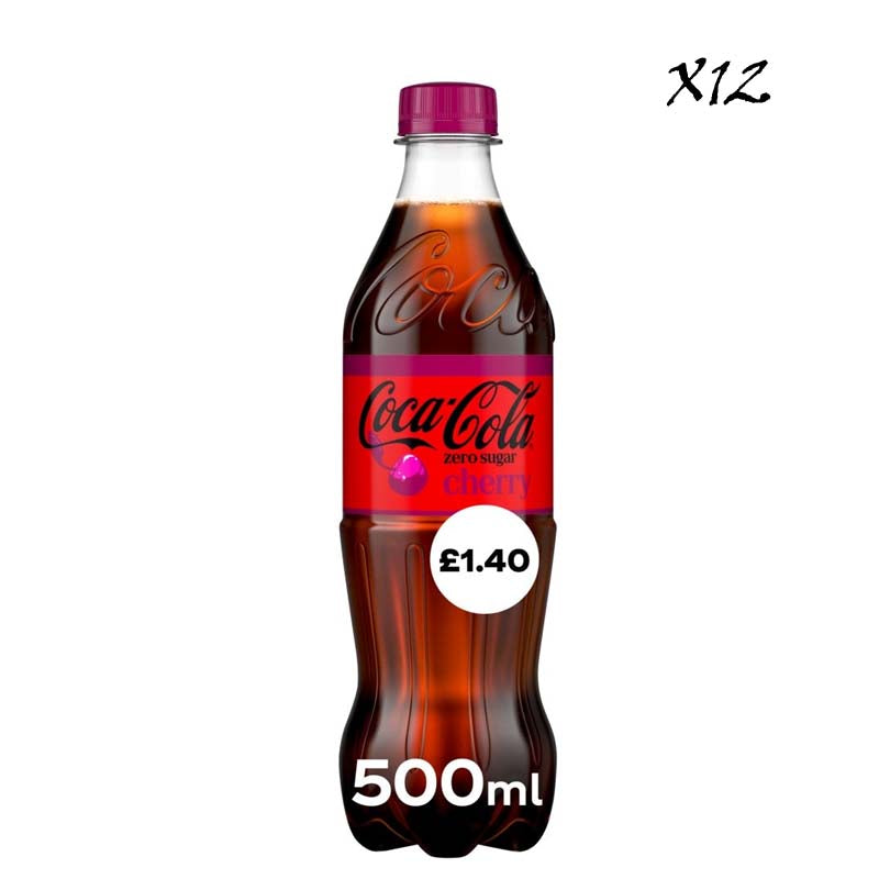 Coca Cola Soda Variety of flavours Fullcase Drink