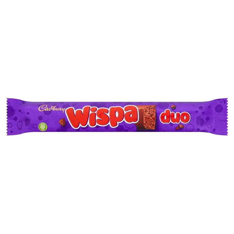 Cadbury Wispa Duo Chocolate Bar 47g (Pack of 32) – Full Box Offer