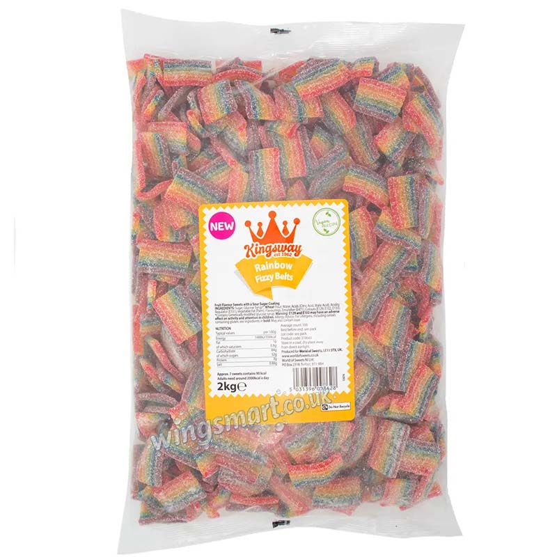 Kingsway Rainbow Fizzy Bites Bag 2kg