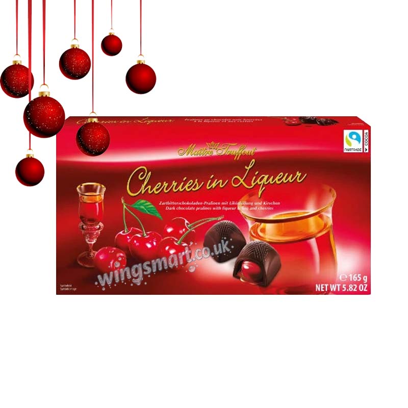 Cherries In Brandy Gift Box 165g (05 or 10 Boxes) Christmas Treat